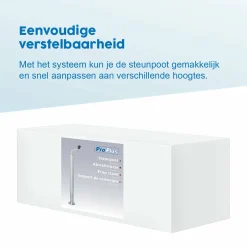 ProPlus Ø48 mm ausdrehbare Abstellstütze - 40 x 65 cm