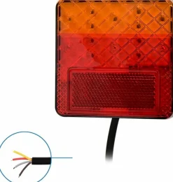 ProPlus 12/24 Volt LED Rückleuchte - 4 Funktionen