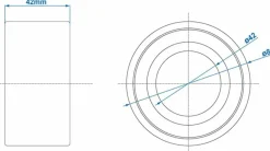 ProPlus AL-KO Kompaktlager - 42/80x42 mm