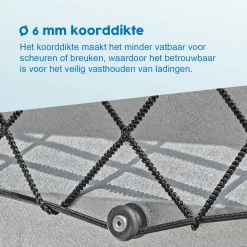 ProPlus Anhängernetz mit Gummiseil - 2 x 3 Meter