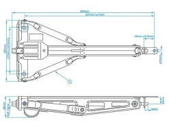 ProPlus Eckstütze - 600 kg