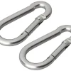 ProPlus Edelstahl Karabinerhaken - 50 mm