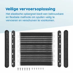 ProPlus Elastisches Aufbewahrungsnetz - 24 x 26,5 cm