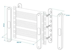 ProPlus Elastisches Aufbewahrungsnetz - 24 x 26,5 cm