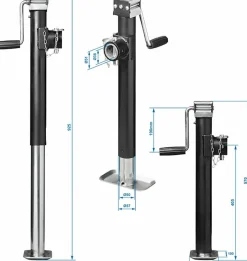 ProPlus Heavy Duty TH39/2000 ausdrehbare Stütze - 39-64 cm