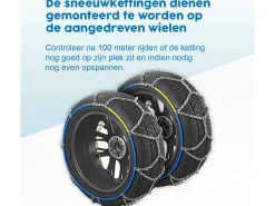 ProPlus KNR260 Schneeketten - 16 mm Stahlglieder
