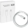 R2B 1 Meter Weißes USB-C zu Lightning Kabel