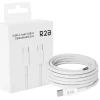 R2B 2 Meter Weißes USB-C zu USB-C Kabel