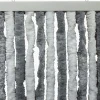 Repusel 185 x 56 cm Chenille Vorhang - White/Grey