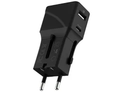 RollingSQUARE 1 USB-C und 1 USB-A Universal World Plug