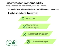 SAFE CAMPING Frischwasser-Systemadditiv - 250mL