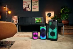Salora PARTYBOX100 Partylautsprecher mit Lichtshow