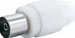 Schwaiger 4 x weiße IEC-Buchse