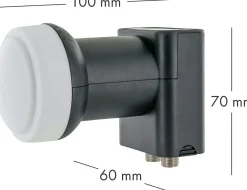 Schwaiger 714494 ziegelroter 55 cm Stahl-Spiegel set