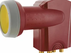 Schwaiger 714647 ziegelroter 75 cm Alu Spiegel SET