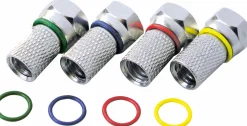 Schwaiger 714647 ziegelroter 75 cm Alu Spiegel SET