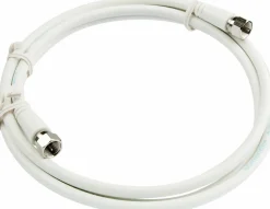 Schwaiger Anschlusskabel F-St/F-St 90dB, 1.5m, weiß