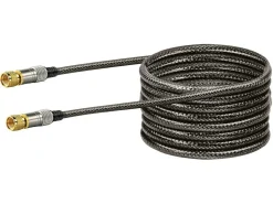 Schwaiger Black F-Stecker Satellitenkabel - 10 meter