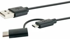 Schwaiger CK3112 1 Meter 3 in 1 Adapterkabel