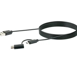 Schwaiger CK3112 1 Meter 3 in 1 Adapterkabel