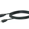 Schwaiger CK1512 1,8 meter schwarzes Micro-B USB Anschlusskabel