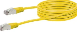 Schwaiger CKY1222 Cat5e 2 Meter gelber Netzwerkkabel