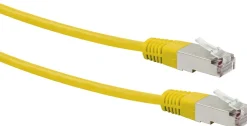 Schwaiger CKY1222 Cat5e 2 Meter gelber Netzwerkkabel