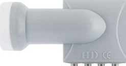 Schwaiger Digitales Quad LNB mit Wetterschutzabdeckung