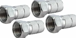 Schwaiger FST6504 6,5 mm Satz von 4 F-Stecker
