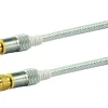 Schwaiger F-Stecker White Satellitenkabel - 10 meter
