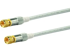 Schwaiger F-Stecker White Satellitenkabel - 10 meter