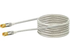 Schwaiger F-Stecker White Satellitenkabel - 1,5 meter