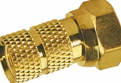 Schwaiger GOFST6501 6,5mm vergoldeter F-Stecker