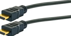 Schwaiger HDMHD15 1,5 Meter schwarzes HDMI-Kabel mit Ethernet