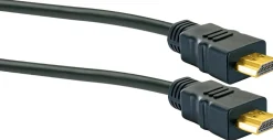 Schwaiger HDMHD15 1,5 Meter schwarzes HDMI-Kabel mit Ethernet