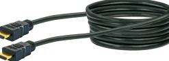 Schwaiger HDMHD30 3 Meter schwarzes HDMI-Kabel mit Ethernet