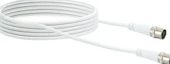 Schwaiger KDAK50 5 Meter weißer Modem-Anschlusskabel