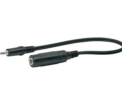 Schwaiger KHA4255 20 cm schwarzes Audio-Adapterkabel