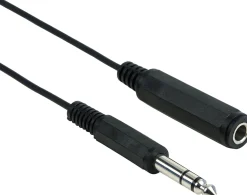 Schwaiger KHA4076 5 Meter schwarzer Audio-Verlängerungskabel