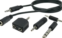 Schwaiger KHASETHQ 5-teilige Audio-Adapter Set