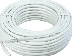 Schwaiger KOX90 50 Meter weißes Koaxialkabel