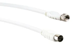 Schwaiger KVCKHQ193 3 Meter langes weißes Adapterkabel