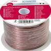 Schwaiger LSK3425 25 Meter 1,5mm Transparentes Lautsprecherkabel