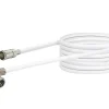 Schwaiger MMC90 9 Meter weißer Modem-Anschlusskabel