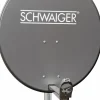 Schwaiger SPI621 anthrazit 65 cm Alu-Spiegel