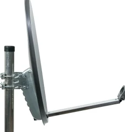 Schwaiger SPI621 anthrazit 65 cm Alu-Spiegel