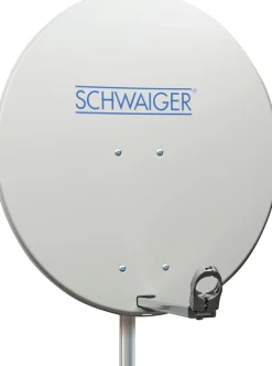 Schwaiger SPI800 hellgrauer 80 cm Alu-Spiegel