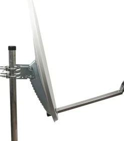 Schwaiger SPI800 hellgrauer 80 cm Alu-Spiegel
