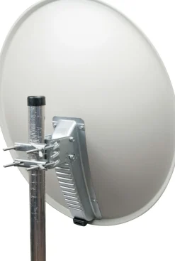 Schwaiger SPI800 hellgrauer 80 cm Alu-Spiegel