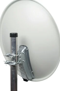 Schwaiger SPI621 hellgrauer 65 cm Alu-Spiegel